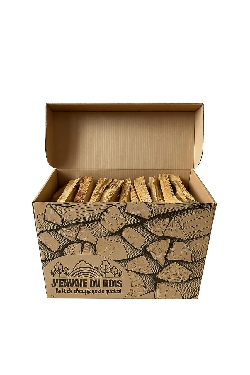 Bois De Chauffage 30 Cm - Palette 0,5 M³ (0,8 Stère) - Mélange Hêtre, Chêne, Frêne - Extra Sec étuvé (<20%) - Pour Poêle, Cheminée, Barbecue