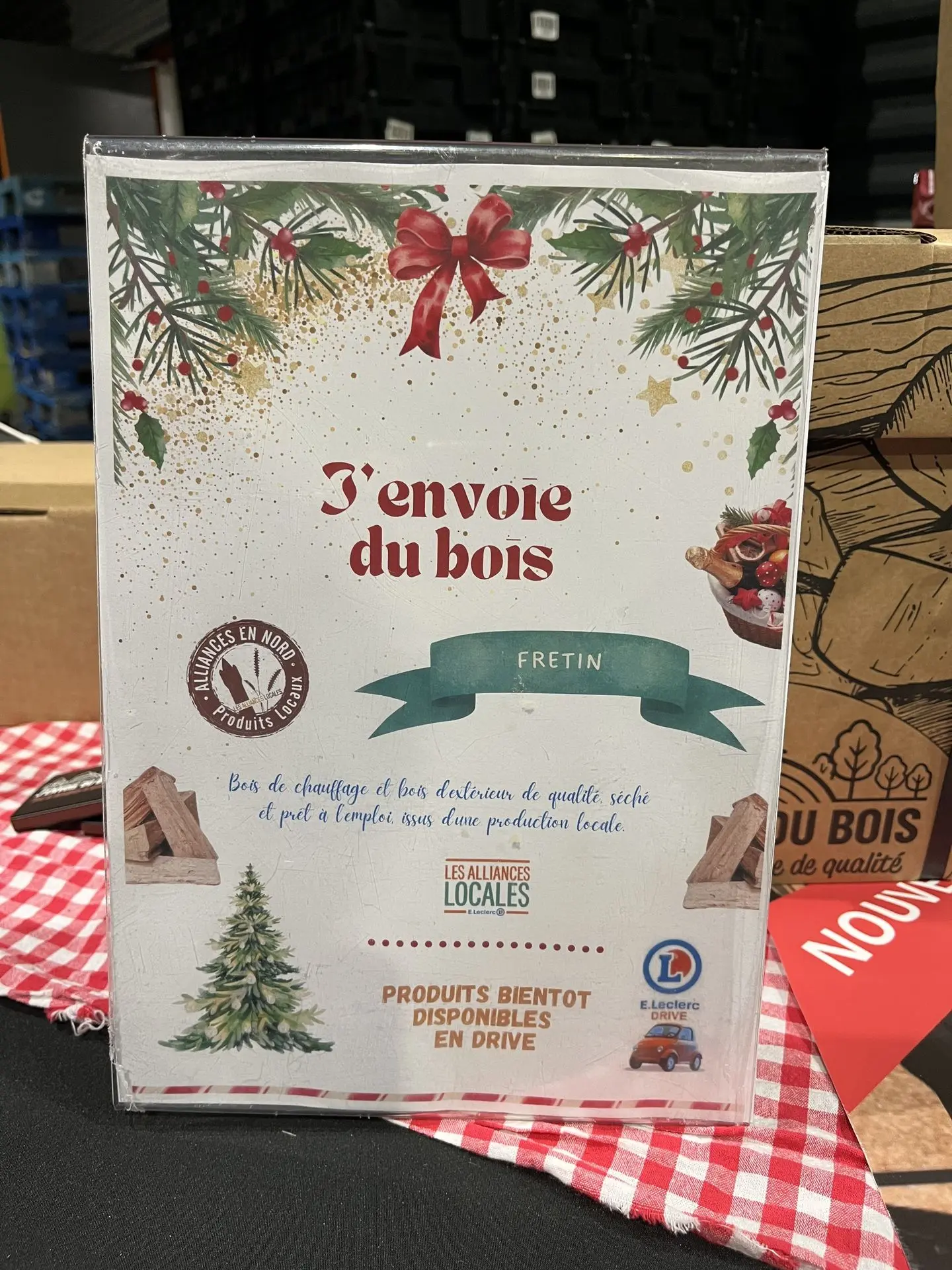 J'envoie du bois chez E.Leclerc Drive