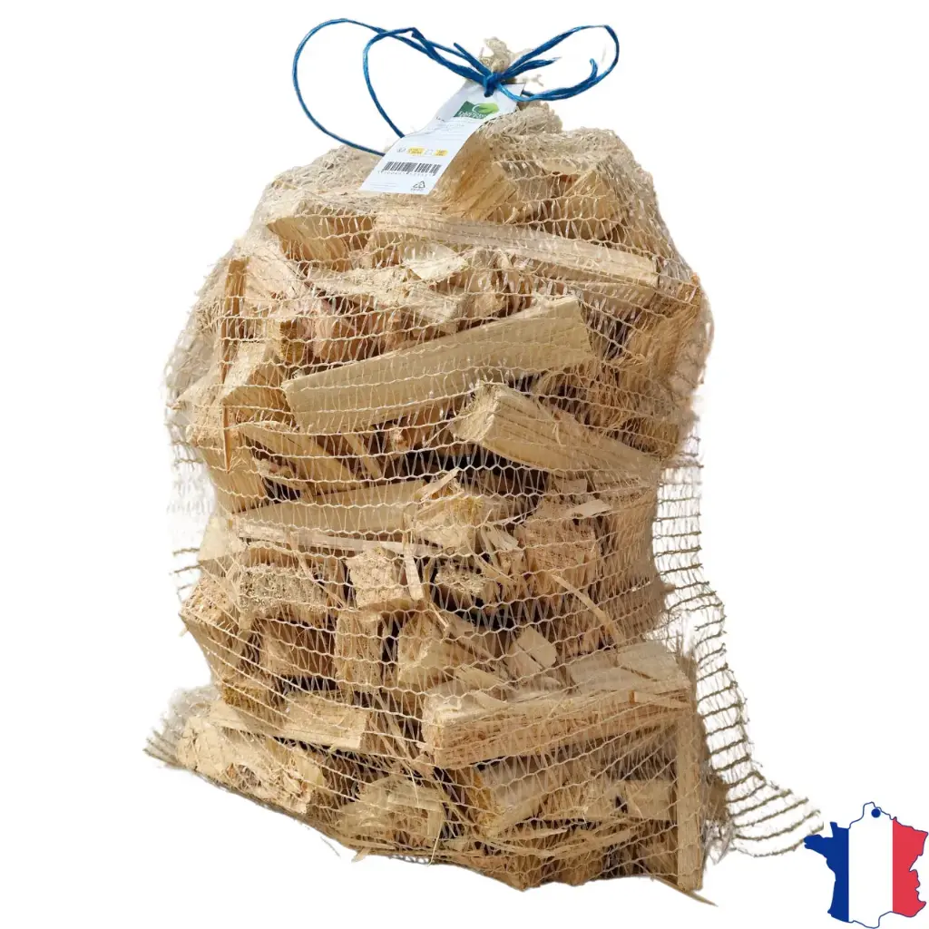 Sac de petit bois d'allumage 40L vrac - 100% résineux sec