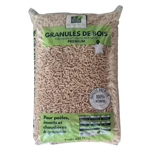 [SAC-PEL-15-HDF] Pellet granulés de bois Planète Terre HDF - Sac de 15Kg
