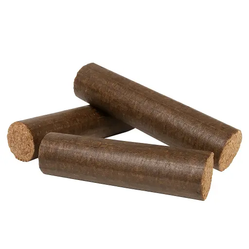 [SAC-BD-5-JEDB] Bûches de bois densifiées rondes 30cm - Pack de 5 - J'envoie du bois